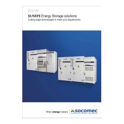 Socomec SUNSYS FJB Enclosure Manuel utilisateur | Fixfr