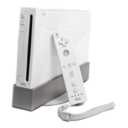 Nintendo WII CONSOLE Manuel utilisateur | Fixfr