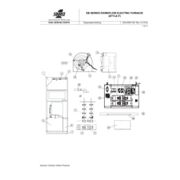 Century EB10F-CY ELEC DOWNFLOW FURNACE - 10KW Manuel utilisateur | Fixfr