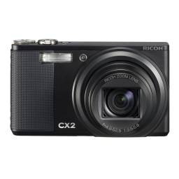 Ricoh CX2 Manuel utilisateur | Fixfr