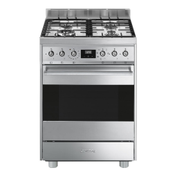 Smeg C6GMX9 Cuisinière mixte Manuel du propriétaire | Fixfr