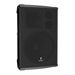 Behringer B1520DSP Loudspeaker Manuel du propriétaire | Fixfr