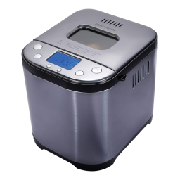 Frigidaire EBRM100 1 lb., 1.5 lb. and 2 lb. Electric Stainless Steel Bread Making Machine Mode d'emploi | Fixfr