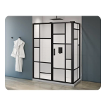 Fleurco Caro 2 Porte de douche pivotante: Q&amp;R IA + PDF