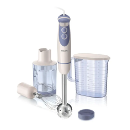 Philips HR1617/00 Viva Collection Mixeur plongeant Manuel utilisateur | Fixfr