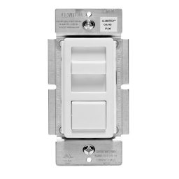 Leviton IPE04-1LZ IllumaTech® Slide Dimmer Manuel utilisateur | Fixfr