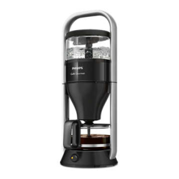Philips HD5408/60R1 Café Gourmet Cafetière Manuel utilisateur | Fixfr