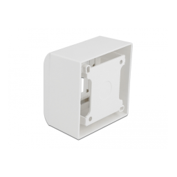 DeLOCK 81332 Surface-mounted Housing for Easy 45 Modules 82 x 82 mm, white Fiche technique | Fixfr