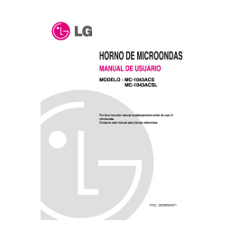 LG MC-1043ACS Manuel du propriétaire | Fixfr
