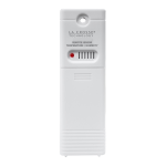 La Crosse Technology OMOTX141TH-BV2 REMOTESENSOR TEMPERATURE/HUMIDITY Manuel utilisateur