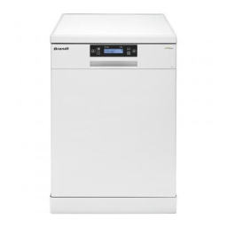 Brandt DFH14102W Free-standing dishwasher Manuel utilisateur | Fixfr