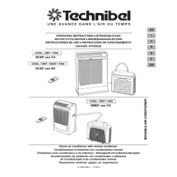 TECHNIBEL 397128921 Climatiseurs mobiles split Guide d'installation | Fixfr