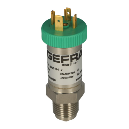 gefran TSA Low pressure Relative and Absolute Volt or mA ouput Fiche technique | Fixfr
