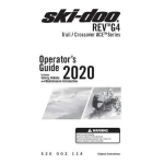 Ski-Doo REV G4 Trail_Crossover ACE Series 2019 Manuel du propri&eacute;taire