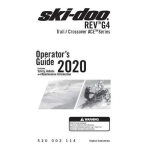 Ski-Doo S&eacute;rie Sentier / Hybride REV G4: Aide IA + PDF