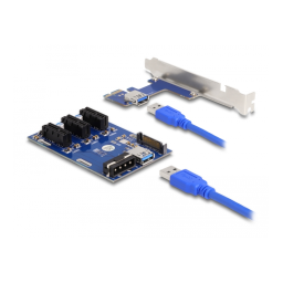 DeLOCK 41430 Riser Card PCI Express x1 to x16 Fiche technique | Fixfr