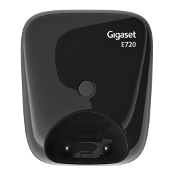 Gigaset E720, E720A : Chat IA & Téléchargement PDF | Fixfr