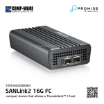 Promise Technology SANLink2 16G FC Guide de d&eacute;marrage rapide