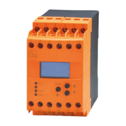 IFM DD2510 Evaluation unit for speed monitoring Mode d'emploi | Fixfr