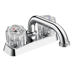 Keeney EBA40WCP Belanger Polished Chrome 2-handle Utility Faucet Manuel utilisateur