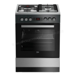 Beko FSE63321DXCS Cuisini&egrave;re mixte Manuel utilisateur