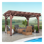 Backyard Discovery Somerville 14 x 10 Pergola Manuel utilisateur