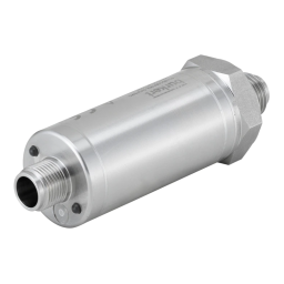 Burkert 8318 Pressure transmitter Fiche technique | Fixfr