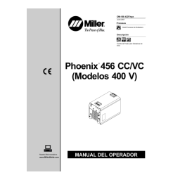 Miller PHOENIX 456 400V AC CE Manuel utilisateur | Fixfr