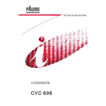FAURE CVC 698 Manuel d'utilisation: IA + PDF