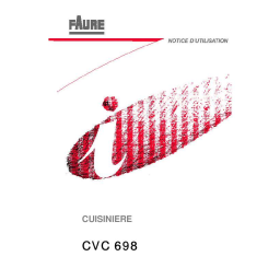 FAURE CVC 698 Manuel d'utilisation: IA + PDF | Fixfr