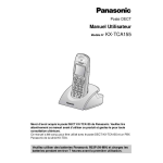 Panasonic KXTCD150FR Operating instrustions