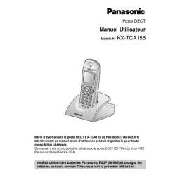 Panasonic KXTCD150FR Operating instrustions | Fixfr