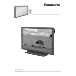 Panasonic TH37PWD4EX Operating instrustions