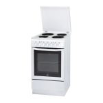 Indesit I5E52E(W) KZ Cooker Manuel utilisateur