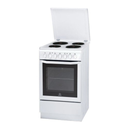 Indesit I5E52E(W) KZ Cooker Manuel utilisateur | Fixfr