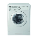 Indesit E2SB 1160A UA Washing machine Manuel utilisateur