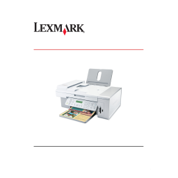 Lexmark X5435 Manuel utilisateur | Fixfr