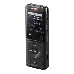 Sony ICD-UX570, UX570F Guide d'aide + Chat IA | Fixfr
