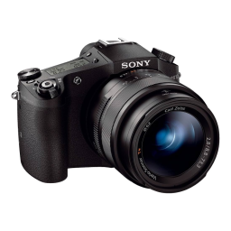 Sony Cyber-Shot DSC RX10 M2 Manuel utilisateur | Fixfr