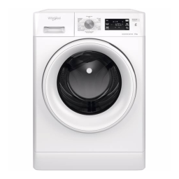 Whirlpool FFBBE 8638 WV F Washing machine Manuel utilisateur | Fixfr