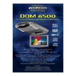 VDO Dayton DTV 6500 Manuel utilisateur | Fixfr