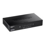 Trendnet TEG-S83 8-Port Gigabit Desktop Switch Fiche technique