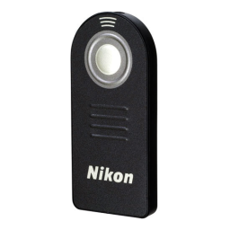 Nikon Control Manuel utilisateur | Fixfr