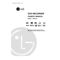 LG DR4912MVL Manuel du propriétaire | Fixfr