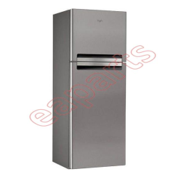 Whirlpool WTV4536 NFC IX Fridge/freezer combination Manuel utilisateur | Fixfr
