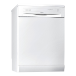 Whirlpool ADP 5553 WH Dishwasher Manuel utilisateur