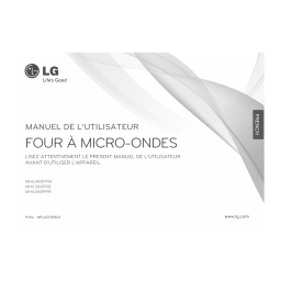 LG MH6588PR Manuel du propriétaire | Fixfr