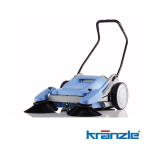 Kranzle Hand powered sweeper Colly 800 Mode d'emploi