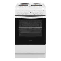Indesit IS5E4KHW/MEA Cooker Manuel utilisateur | Fixfr