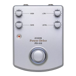 Zoom PD-01 ZOOM POWER DRIVE Manuel utilisateur